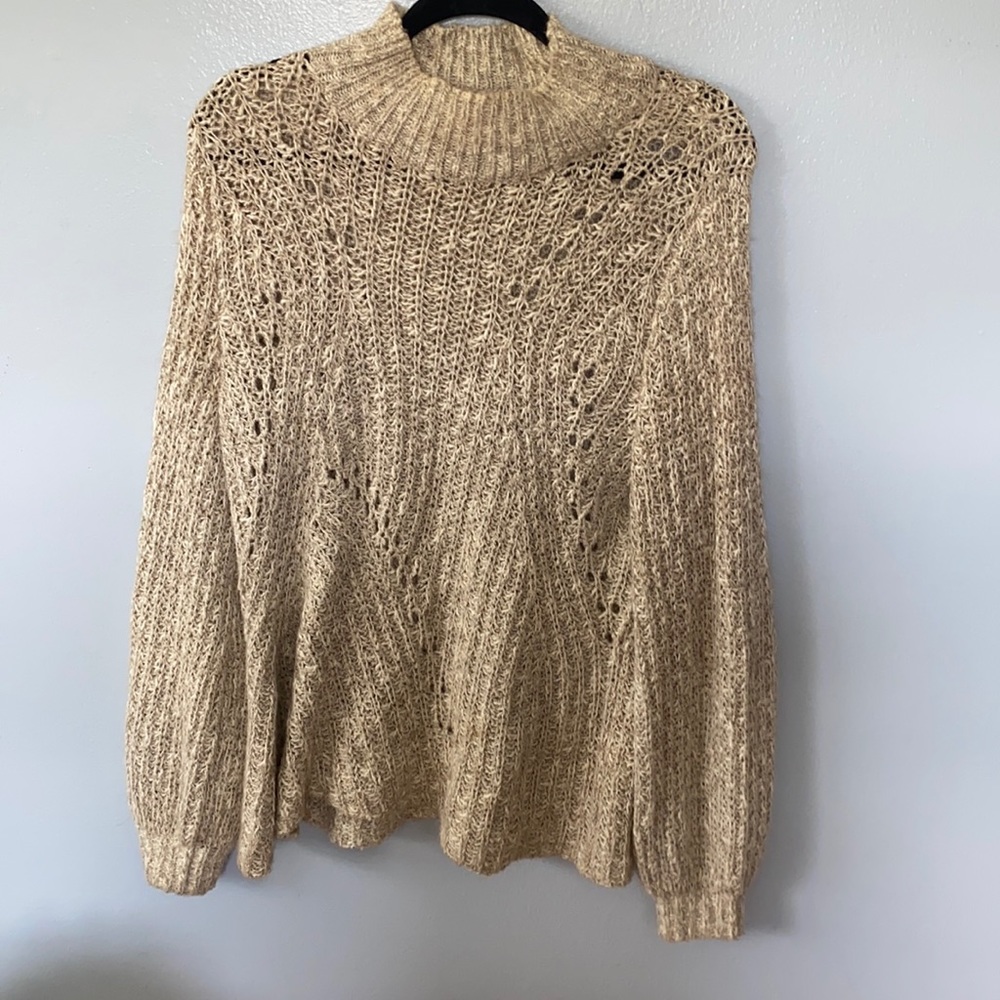 Open knit Lucky Brand sweater